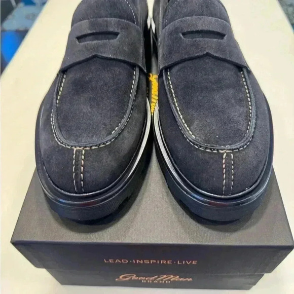 Good Man Brand Black Suede Loafers - Picture 2 of 12